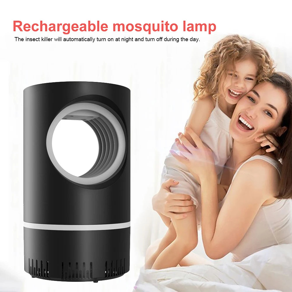 Intelligent USB Mosquito Killer Lamp – Silent Electric Bug Zapper for Home & Office