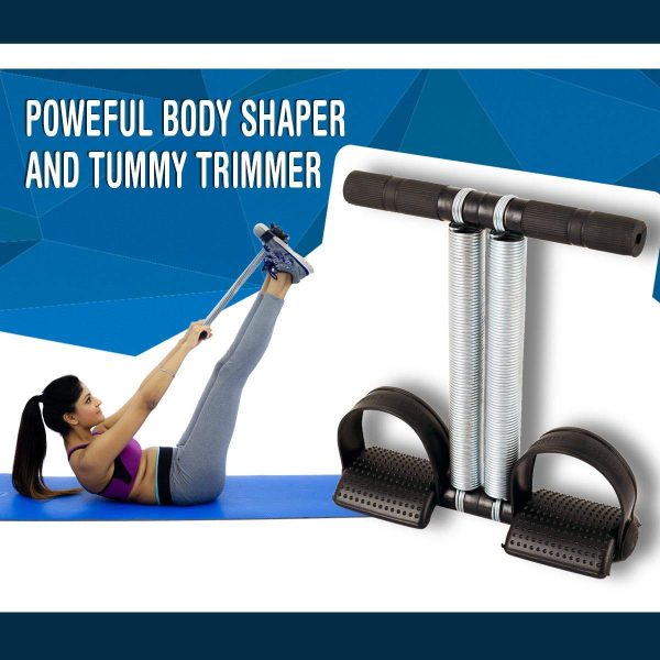 Tummy Trimmer for Men & Women – Double Spring Abs & Core Workout Tool