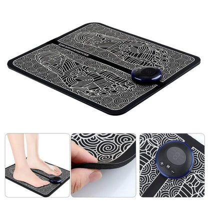 Electric EMS Foot Massager Mat – Foldable Foot Massage Pad for Pain Relief & Blood Circulation