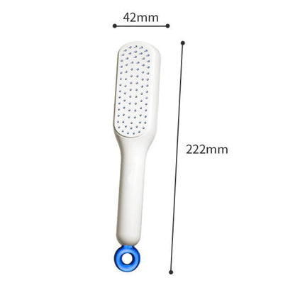 Self-Cleaning Detangling Hair Brush – Anti-Frizz Brush for Wet & Dry Hair, All Hair