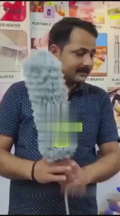 280cm Telescoping Duster, 100″ Extendable Microfiber Feather Duster, Flexible Bending Cleaning Head, For Ceiling Fan, Blinds And Cobweb Removal, Bendable Head, Washable