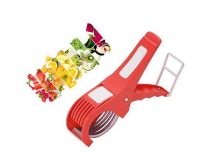 Ultimate 5-Blade Multi Veg Cutter – Precision Vegetable & Fruit Slicer and Dicer (Random Color)